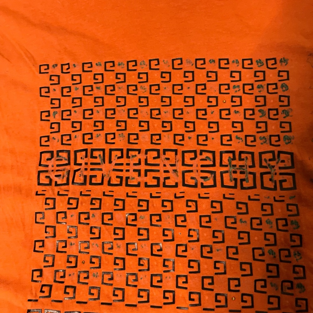 Givenchy Paris long sleeve orange t shirt size large womens - Picture 4 of 13